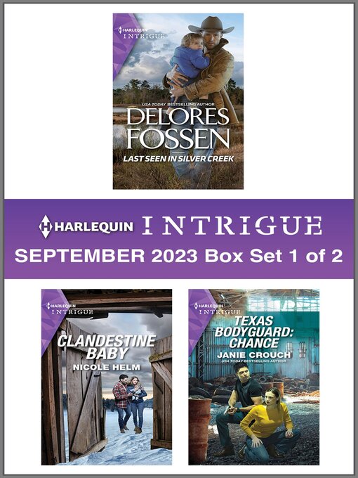 Title details for Harlequin Intrigue September 2023--Box Set 1 of 2 by Delores Fossen - Available